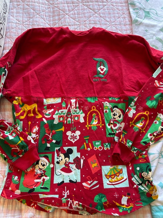 Disney Tops - Disney Disneyland, Christmas spirit jersey size small NWOT
